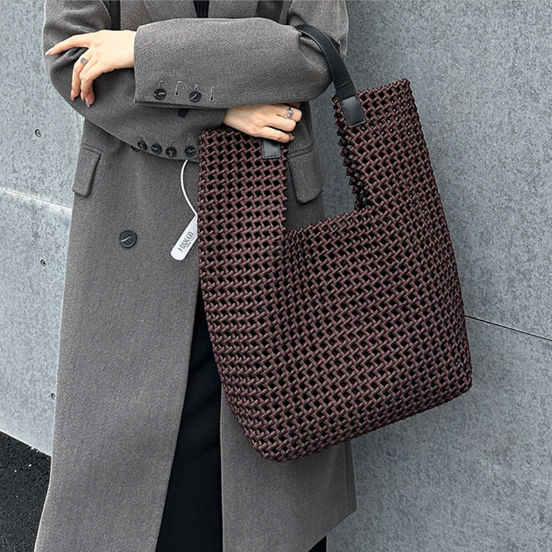 Luxury Bags Europe - 2025 Luxury Hollow Out Woven Large