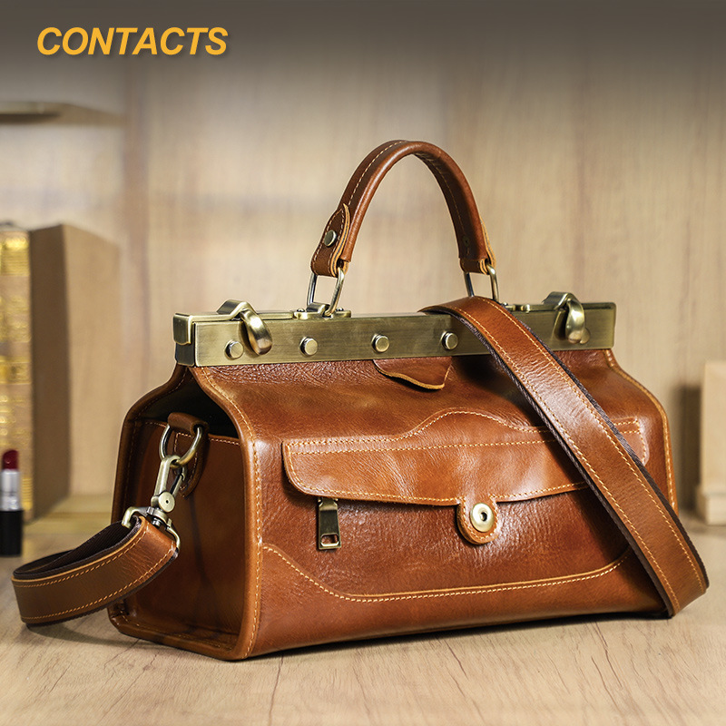 Full Grain Lamb Cowhide Leathe - Luxury Bags Leather recension och pris