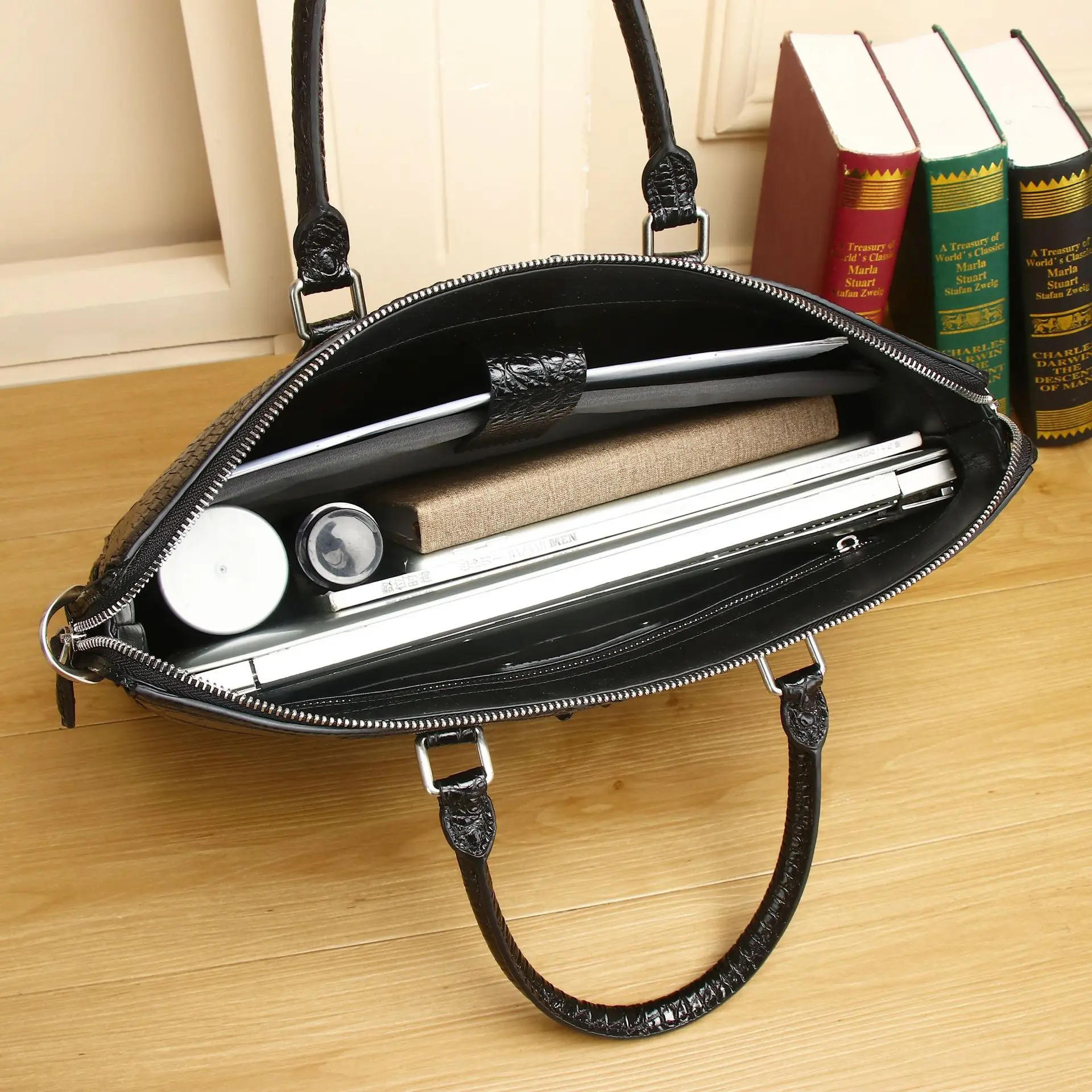 2025 New alligator Laptop Bags - Luxury Bags For Men Brands recension och pris