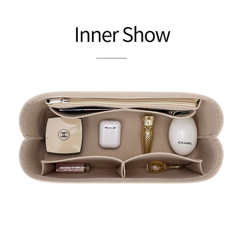 Felt Insert Bag Cosmetic Organ - Luxury Bags Consignment recension och pris