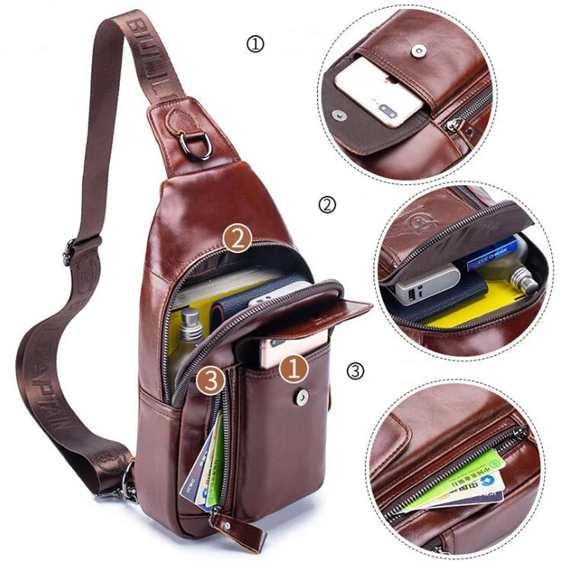 Brand Premium 100% Genuine Lea - Luxury Bags For Men Brands recension och pris