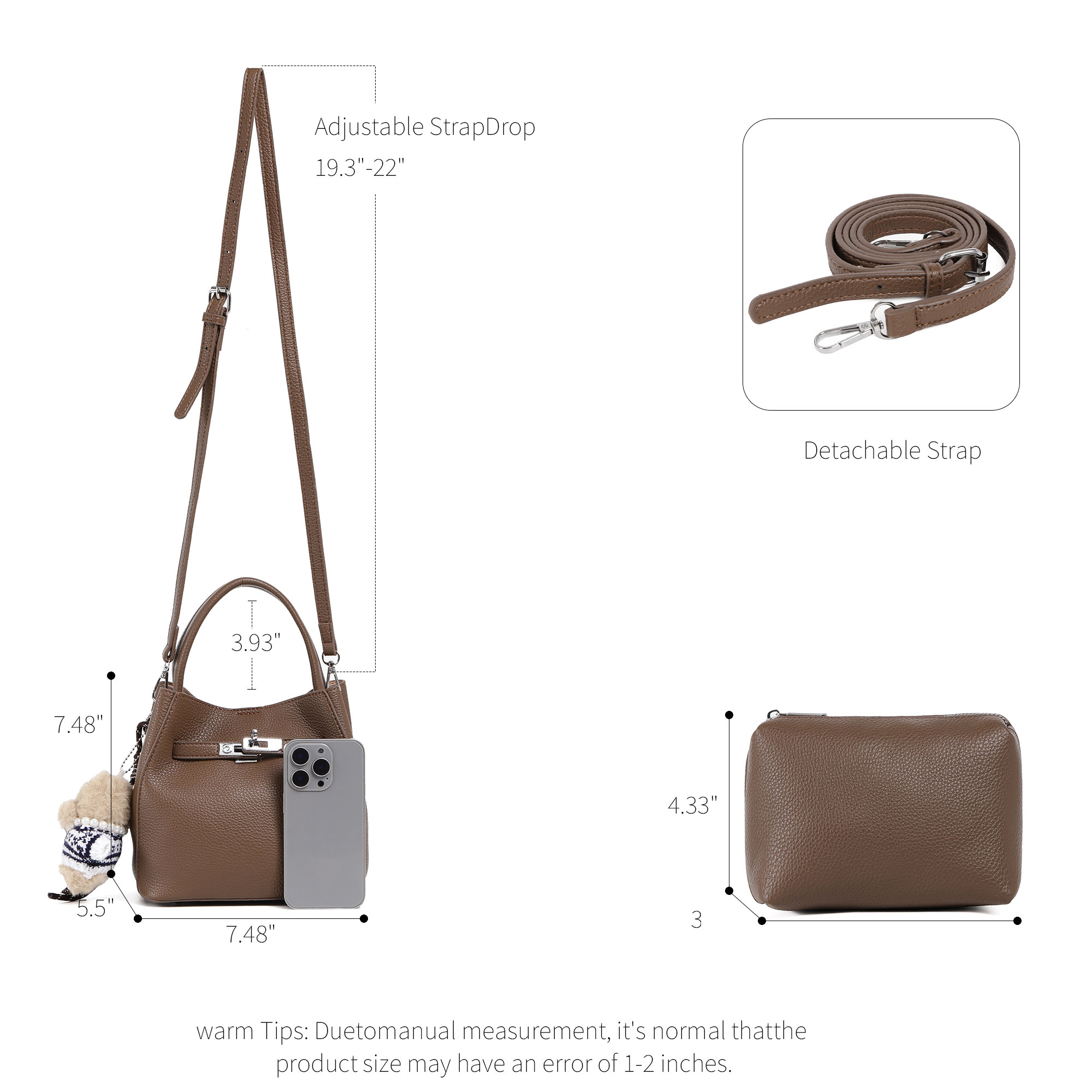 Bucket Handbag For Women Shoul - Luxury Bags Europe recension och pris