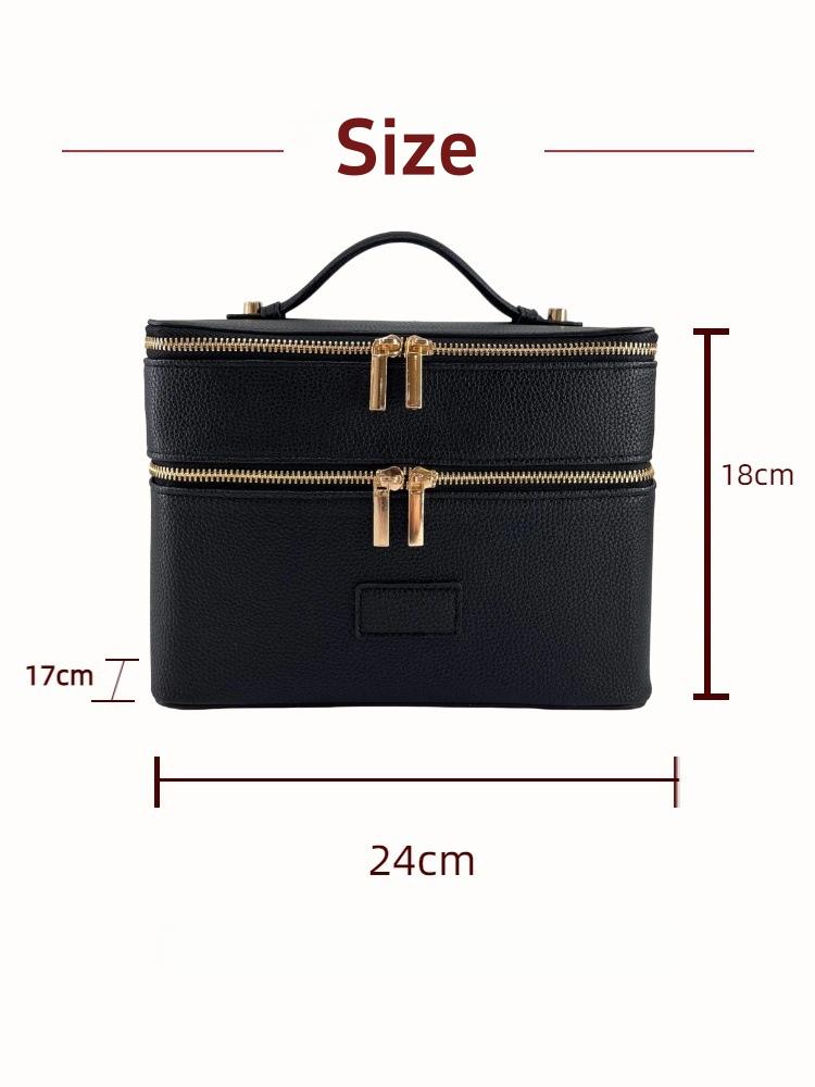 Large Capacity Double-layer Lu - Luxury Bags Leather recension och pris