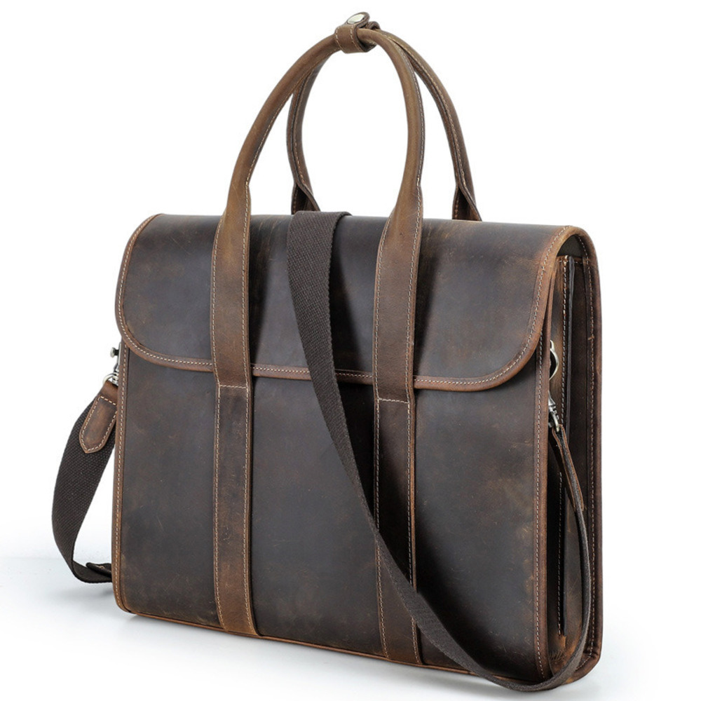 2025 Black Crazy Horse Men's S - Luxury Bags For Men Brands recension och pris