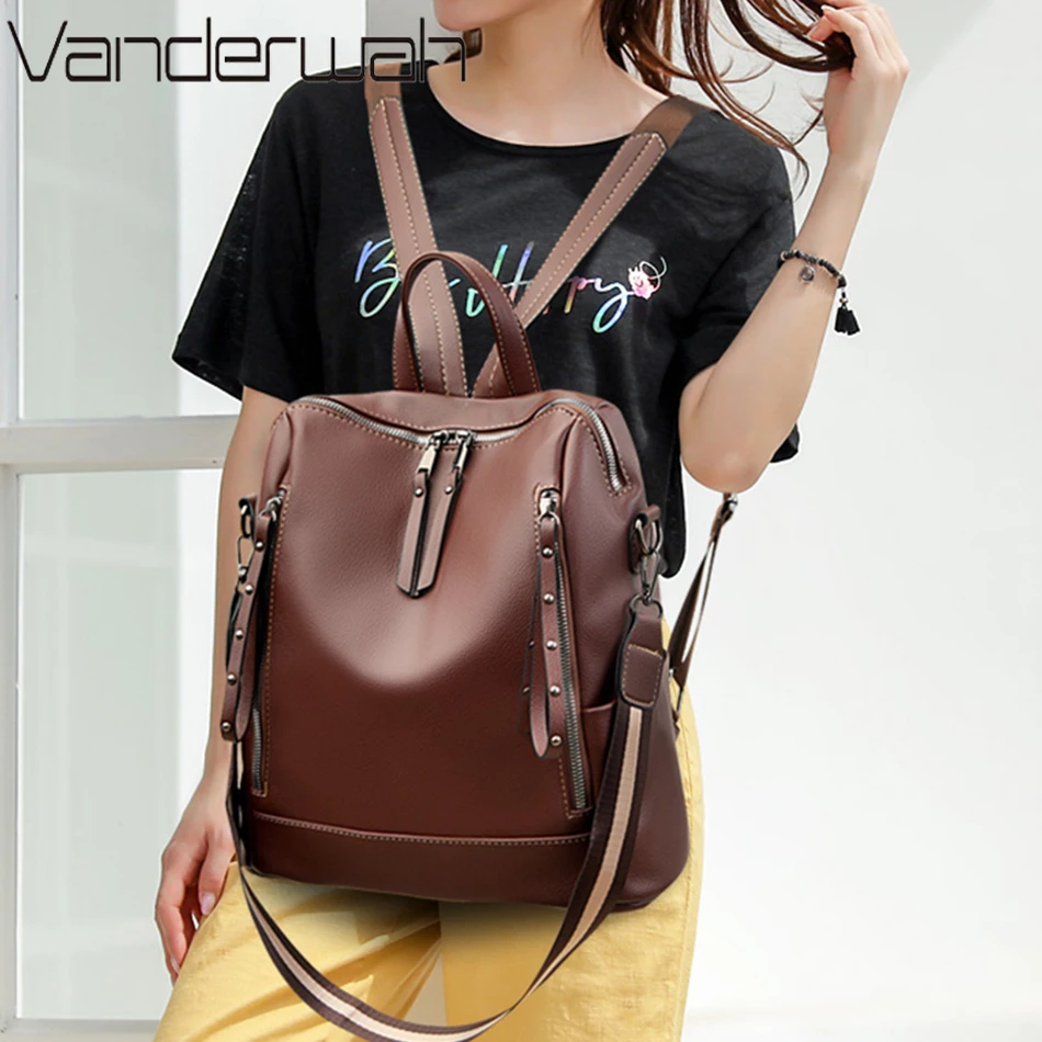 Brand Luxury Backpacks Soft Le - Luxury Bags Leather recension och pris