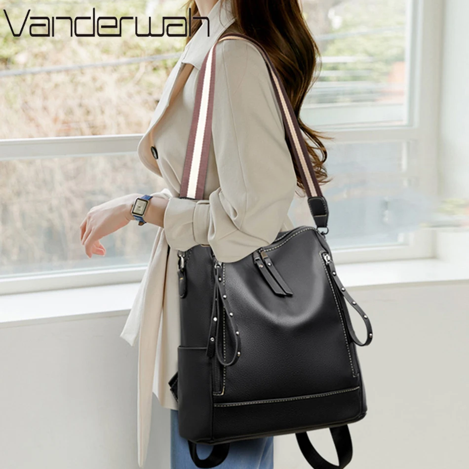 Brand Luxury Backpacks Soft Le - Luxury Bags Leather recension och pris