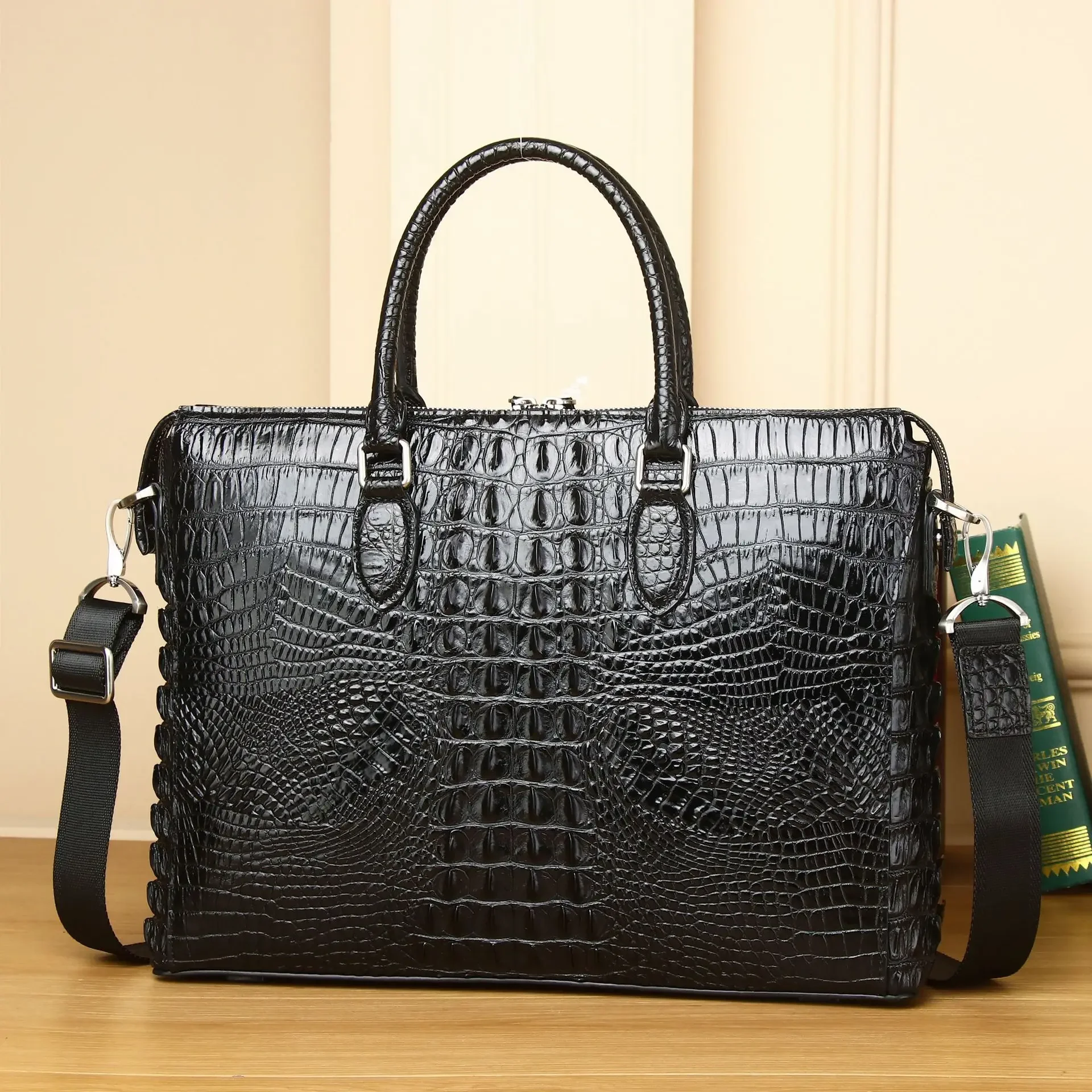 2025 New alligator Laptop Bags - Luxury Bags For Men Brands recension och pris