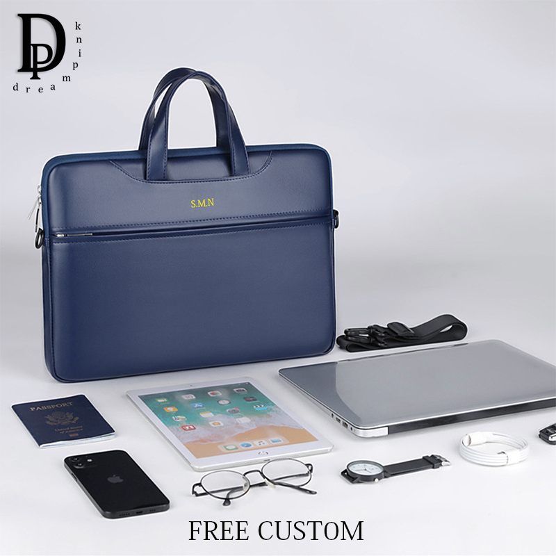 Business Briefcase For Man PU  - Luxury Bags For Men Brands recension och pris