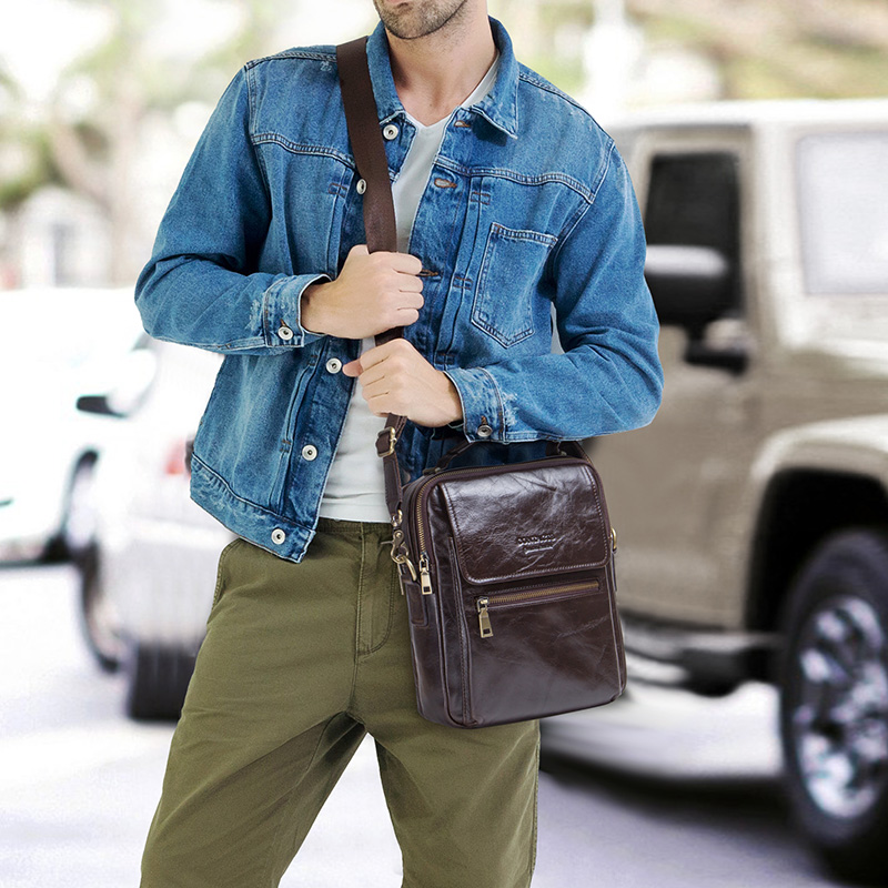 CONTACT'S new genuine leather  - Luxury Bags For Men Brands recension och pris