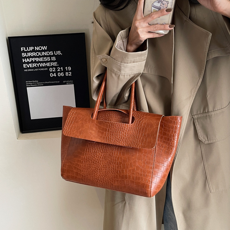 2024 New in Stone Pattern Big  - Luxury Bags Edit recension och pris